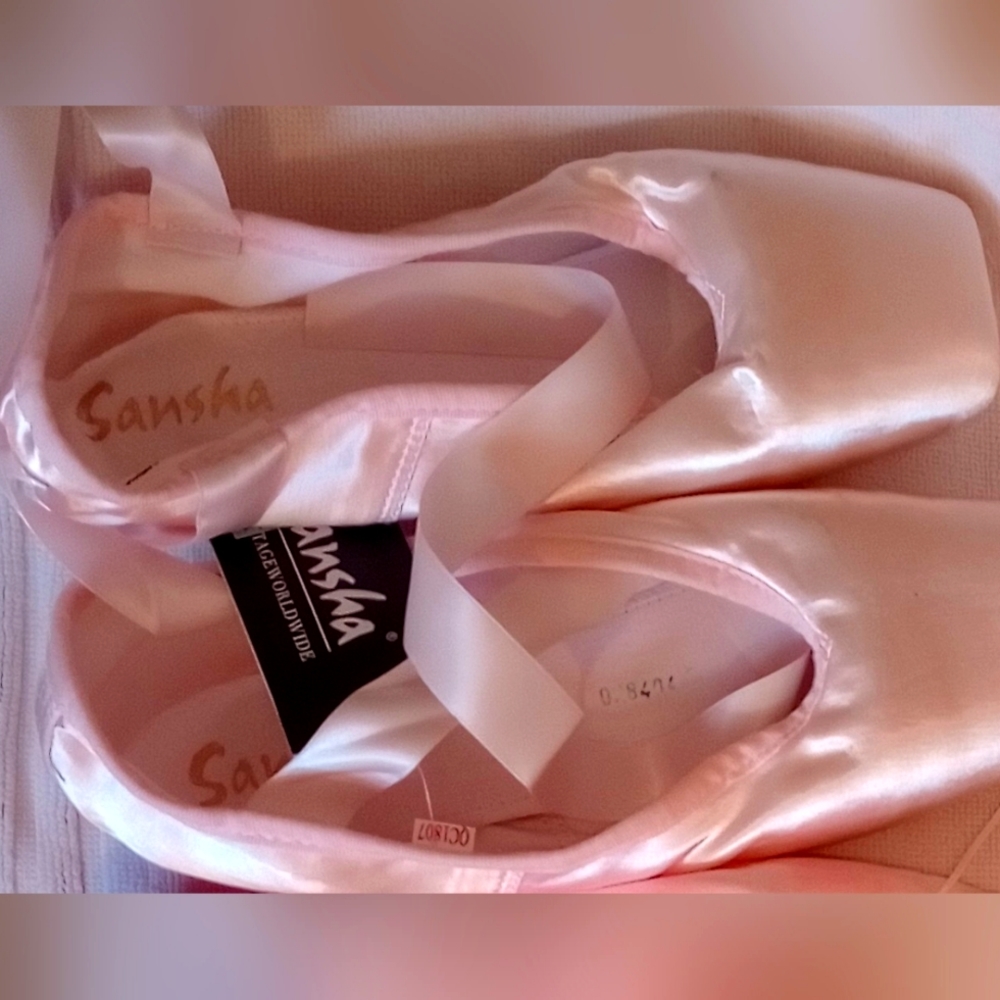 Ballet Toe Pointe Shoes Sansha Infanta OOP XXL